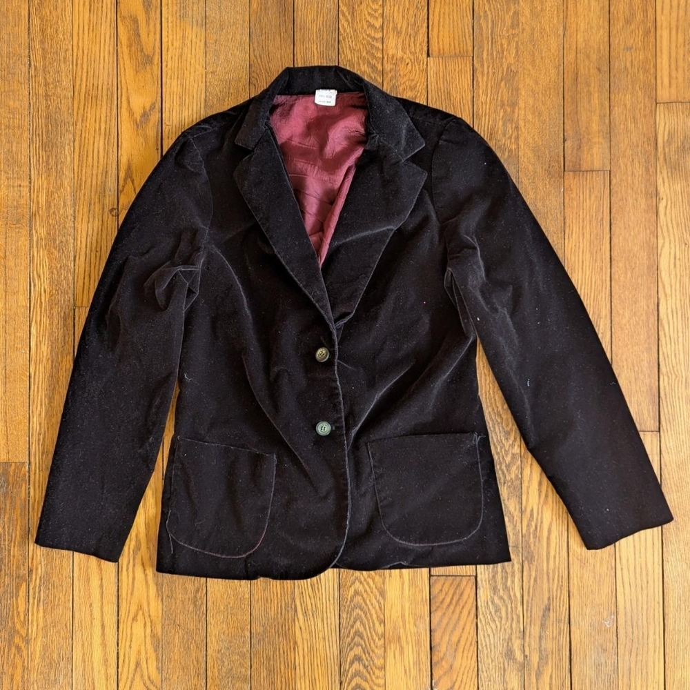 Vintage Women's Velvet Blazer Jacket